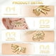 thumbnail image 3 of 2 Pcs Encanto para Agujetas para Zapatillas, Broches Decorativos para Agujetas para Zapatos Casual de Mujeres, Dorado (Lazo de Cinta), 3 of 7