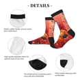 thumbnail image 4 of Disketp Space Skeleton Art Unisex Mid-Calf Socks Lightweight Breathable Ventilation Ankle Socks, 4 of 7