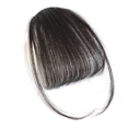 thumbnail image 3 of Peluca de cabello humano tejido a mano con flequillo de aire, peluca de cabello humano invisible sin costuras, peluca de cabello natural para mujer, flequillo falso, 3 of 3
