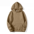 thumbnail image 6 of Lumtrix Women's Oversized Hoodie Spring Fall Long Sleeve Sweatshirt with Pocket Drop Shoulder,Casual Daily & Light Workouts Pullovers Camel L, 6 of 7