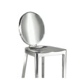 thumbnail image 3 of Set of 2 Klaus Armless Counter Stools – Stainless Steel Design with Built-In Footrest,Crafted from durable stainless steel. Perfect for kitchens, bars, or dining areas, this set of 2 stools is both st, 3 of 5
