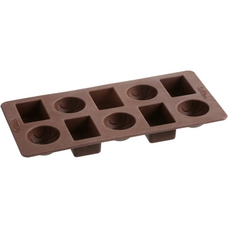 Wilton Candy Melts Silicone Candy Mold, Box of Chocolates, (Best Melting Chocolate For Molds)