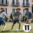 thumbnail image 2 of 1 Pair Soccer Shin Guards with Ankle Protection, Youth Football Leg Guards with PP Shell and EVA Padding, Sports Protective Gear Calf Support, Adjustable Soccer Equipment for Teenagers, 2 of 5