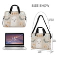 thumbnail image 3 of FORMRS 16" Laptop Bag Carrying Sleeve Case with Handle Travel Shoulder Briefcase, Halloween Ghosts, 3 of 8