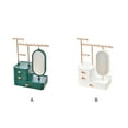 thumbnail image 2 of Jewelry Storage Box Necklace Holder Storage Box Bathroom Desktop Beauty Makeup Organizer Waterproof Rack High Definition Mirror White, 2 of 7