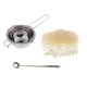 thumbnail image 1 of de material acero Cera Olla Para Derretir Cera Herramienta Para Verter Melter + Beewax, 1 of 9