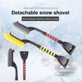 thumbnail image 2 of Detachable Snow Removal Tool for Cars PVC Brush & Ice Scraper Ergonomic EVA Handle Lightweight for Windshield & Roof Cleaning, 2 of 8