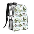 thumbnail image 3 of Easygdp Mallard Ducks Wild Birds Clear Backpack, Transparent Bookbag for School for Women Men, Capacity Clear Bag for College, Travel, 3 of 7