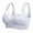 Grey, variant on Hontri Plus Size Wireless Sports Bra - Sexy Lace Yoga Bralette with Cooling Fabric, Full Coverage Support for Large Bust (1PC) (Beige | L)