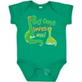 thumbnail image 3 of Inktastic My Oma Loves Me Dinosaur Boys Baby Bodysuit, 3 of 5