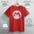 thumbnail image 3 of Boy's Nintendo Mario Circle Icon  Graphic T-Shirt, 3 of 9