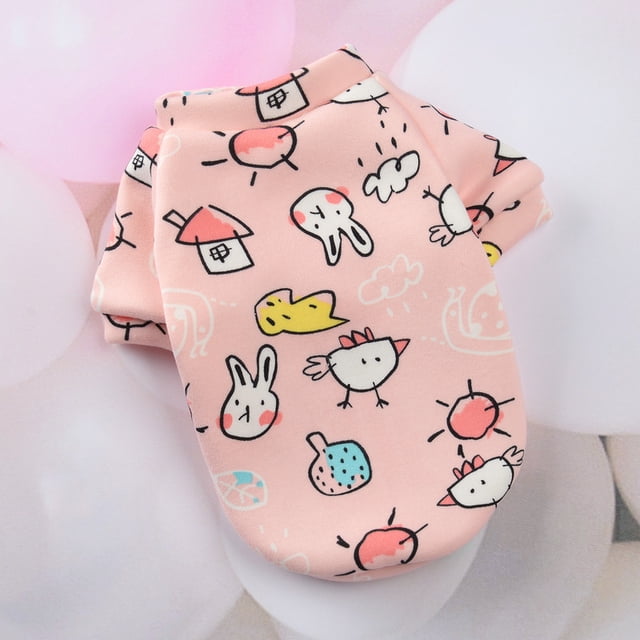 Lindo Estampado Perro Abrigo Suéter Ropa Para Mascotas Invierno Cálido Espesar Terciopelo Mascotas Ropa Cachorro Gato Ropa Monstrate PT002738-18