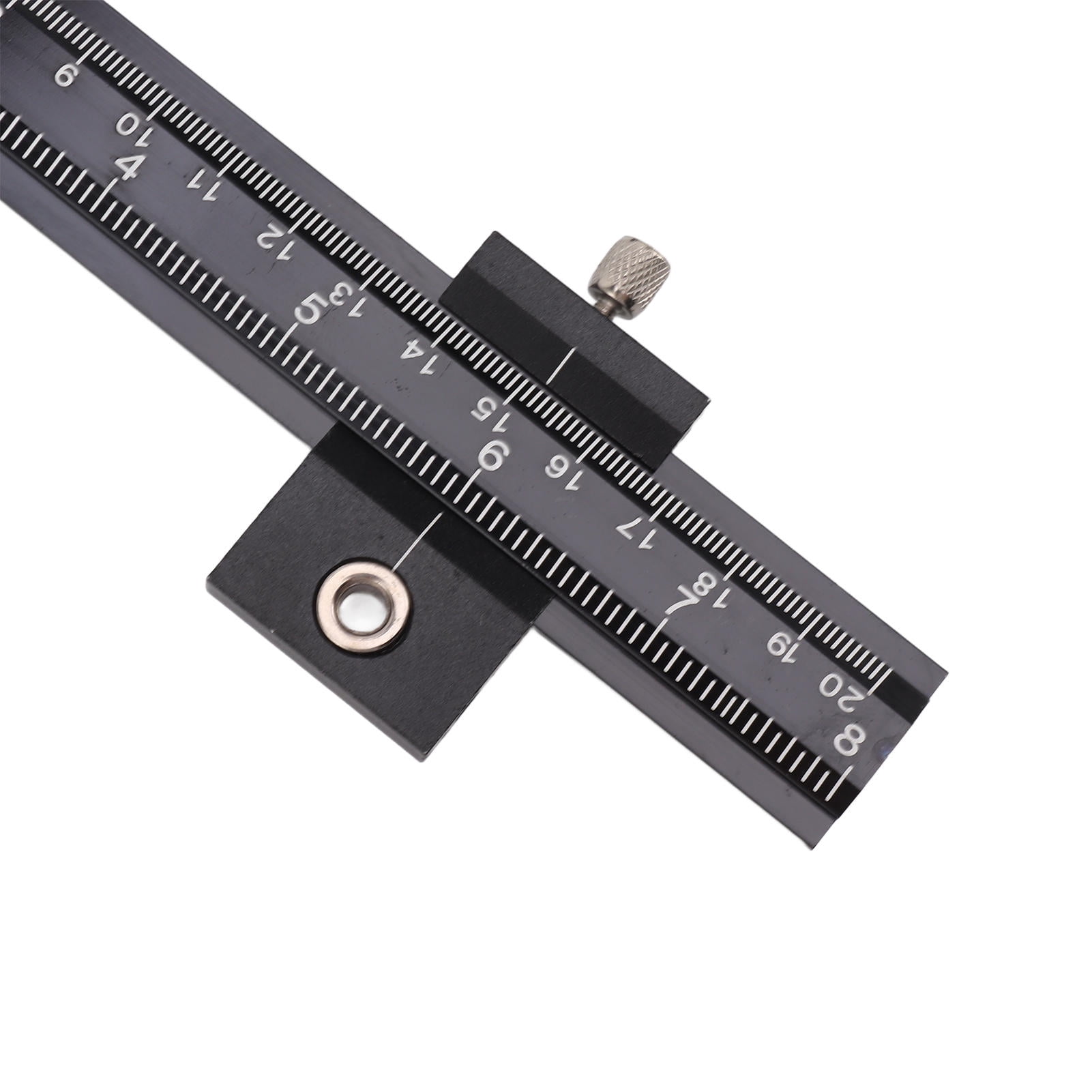 Yajisi Aluminum Cabinet Handle Jig – Easy‑Use, Accurate Drill Locator for Handles & Pulls – Durable Black Tool