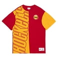 thumbnail image 2 of Men's Mitchell & Ness  Red/Gold Houston Rockets Play By Play 2.0 T-Shirt, 2 of 4