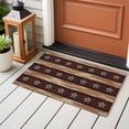 thumbnail image 4 of Star Vintage Entryway Rug 2'x3'&nbsp; Non Slip Front Door Mats, Western Country Stars Brown Wooden Entrance Rugs Indoor Outdoor Carpet, Washable Floor Mats Small Area Rug for Bedroom Kitchen, 4 of 8