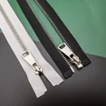thumbnail image 2 of 5# Metal Teeth Open End Auto-Lock Zippers for Jackets Sewing Supplies, 60cm, 2 of 6