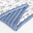 thumbnail image 6 of JOGZMZ Washed Cotton Summer Quilt - Lightweight Air Conditioning Blanket with Printed Patterns, Queen Size 59x79 Inch, Soft Breathable Comforter for Bed, 6 of 6