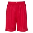thumbnail image 4 of C2 Sport Men’s Mesh Basketball Shorts, 7-Inch, Breathable Polyester, Draw Cord, Red, M, 4 of 5