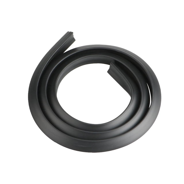relayinert Car Wheel Eyebrow Strip 9Ft Flexible Soft Automotive Car Wheel Accessory Mudguard Moulding Protector Black 1.5m