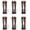 Lip Black, variant on Women's Everyday Sheer Knee High Pantyhose - 6 Pairs 20D Nylon Stockings with Reinforced Toe