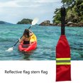 thumbnail image 5 of huanledash Kayak Tail Flag Reflective Waterproof Strong Toughness Reminder Oxford Fabric Highly Visible Kayak Safety Flag Safety Equipment, 5 of 8