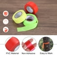 thumbnail image 3 of Unique Bargains PVC Flagging Tape 25mm x 30m/98.4ft Marking Tape Non-Adhesive Multi-color 6pcs, 3 of 7