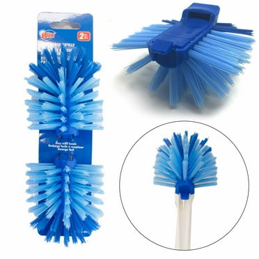 2 Pc Dish Scrub Sponge Refills Suds Scrubber Brush Replacement Heads Bristles