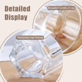 thumbnail image 3 of 6 Pcs Clear Plastic Tumblers, Unbreakable Cups, Reusable Drinking Cup for Kids and Adults, 14 OZ Stackable Acrylic Glasses for Camping Picnic Party (6pc-420ml-clear), 3 of 7