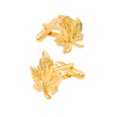 thumbnail image 3 of 1 par de gemelos de hoja de búho de bicicleta de de para hombre gemelos regalo de boda Sunnimix Cufflinks de oro de la vendimia, 3 of 5