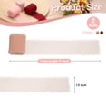 thumbnail image 2 of Uxcell 2 Rollos de Cinta de Gasa, Cinta de Flecos Hecha a Mano de 1.5 Pulgadas x 5 Yardas para Envolver Ramos de Flores Decoración de Bodas Artesanías DIY Crema Rosa/Rojo, 2 of 5