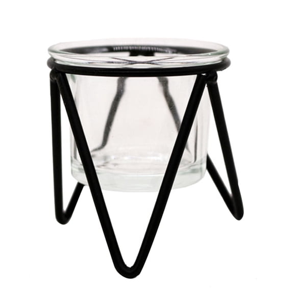 CIMAXIC Wedding 1 Pc Creative Hollow Candlestick Metal Home Wedding Party Desktop Candle Holder,2.76"X2.36"X2.36"