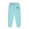 thumbnail image 5 of WOYY Tween Girls Outfit Set Bow Hoodie Jogger Sweatpants Sweat Suit, Sizes 12-13, 5 of 5