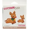 CottageCutz Die W/Foam 4"X4"-Christmas Fawn