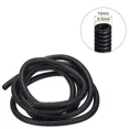 thumbnail image 2 of Diámetro exterior 7/10/13/15/18/21/25/28mm longitud 1/3/6m cable de acero tipo dividido conducto trenzado tubo de polietileno manga negra, 2 of 5