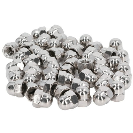 

50Pcs Cap Nut 304 Stainless Steel Fastener Accessory Set Kit for Maintenance RepairM10