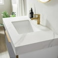 thumbnail image 2 of VINNOVA Alicante 36in  Grey Bathroom Vanity with White Sintered Stone Countertop and Mirror, 2 of 12