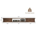 thumbnail image 3 of FloatiCasa 55" Floating TV Stand Wall-Mounted TV Console for TVs up to 60" Modern Entertainment Center Floating TV Shelf with 2 Doors, 3 of 14