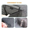 thumbnail image 2 of EXHUMKY 4Pcs Car Trunk Organizer Nets Black Durable Oxford Cloth Elastic Mesh Storage Pocket, 2 of 8