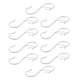 thumbnail image 4 of 10 ganchos en forma de S para colgar, resistentes, con hebilla, multifuncionales, para armario. Blanco, 4 of 9