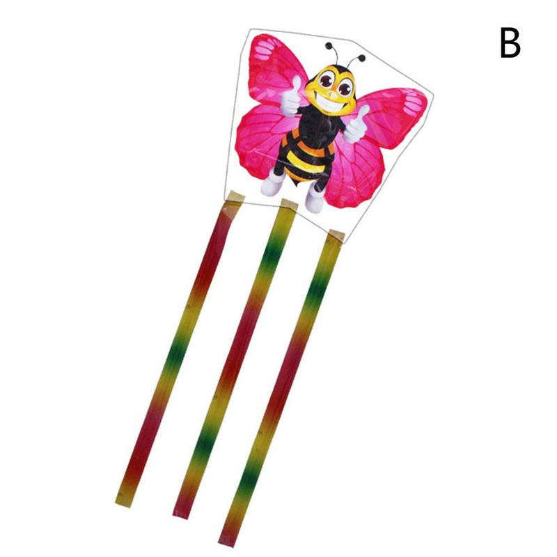 Plastic Kite Cartoon Kite Children Toy J6W0