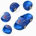 thumbnail image 5 of TOWED22 Slides for Kids, Toddler Pillow Slippers Shower Bathroom Non-Slip Open Toe Soft Comfy Thick Sole Cozy Boys Girls Home House Cloud Cushion Slide Sandals(Blue,9), 5 of 5