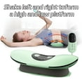 thumbnail image 4 of Back Therapy - Electric Heated Lumbar Massager for Waist Back Pain, 26° Oscillating Lumbar Traction Massager, Heating, Vibrating and Adjustable Back Stretcher (Green), 4 of 9