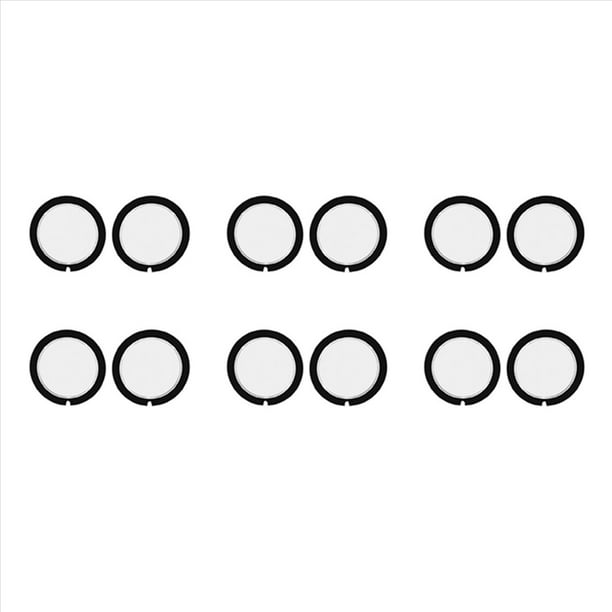 12X Protectores de Lentes Cuerpo de Cámara Kits de Cubierta Protectora Adhesiva Tapa de Lente con Adhesivo para Insta 360 ONE X2