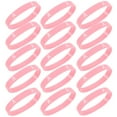 thumbnail image 4 of 20 Pcs Breast Cancer Bracelet Wrist Band Wristbands Straps Pink, 4 of 8