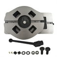 thumbnail image 2 of munirater 4 x 4-1/8 Precision Mill Vise Anti-Jaw Lifting W/Swivel Base, Lockdown CNC Milling Machine Vise With Base Clamp Vise for Milling Shaping and Drilling Machines, 2 of 5