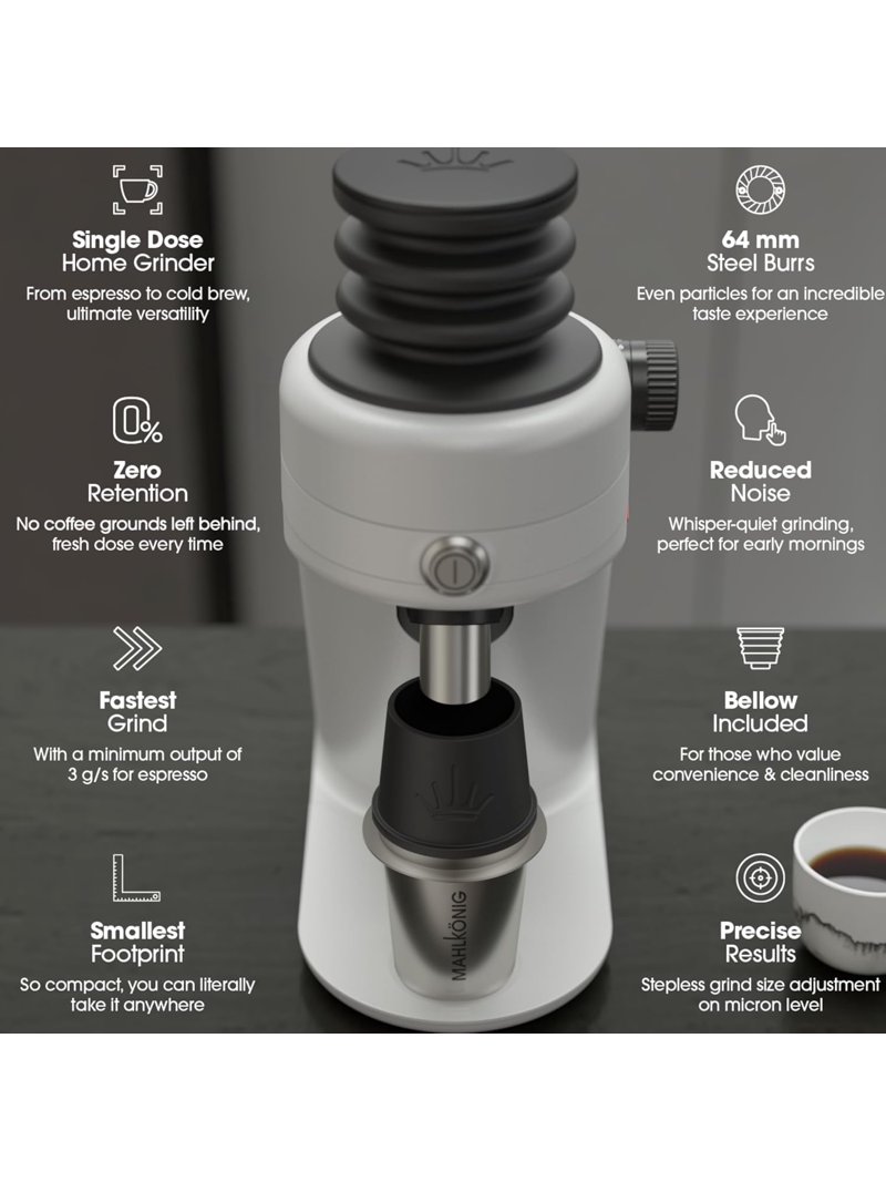 Mahlkönig X64 SD Single-Dose Coffee Grinder – 64 mm Flat Burrs