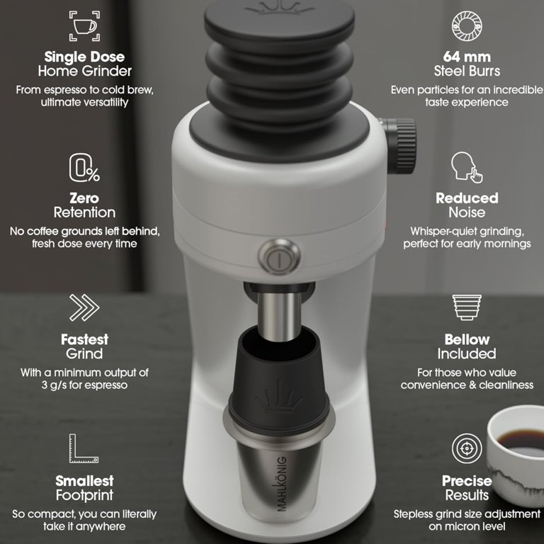 Mahlkönig X64 SD Single-Dose Coffee Grinder – 64 mm Flat Burrs