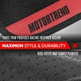 thumbnail image 4 of MotorTrend SpeedSeries Carpet Car Floor Mats Set - Universal Fit for Cars, Trucks, SUVs, Vans - Set of 4, Black & Red Car Mats Car Carpet Mats, 4 of 7