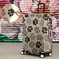 thumbnail image 4 of Paw Print Luggage Cover Fashion Suitcase Cover Baggage Covers Fit 25-28 Inch Luggage (Go Travel), 4 of 5