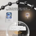 thumbnail image 4 of Yayeee 2-Pack Plug in LED Night Lights with Light Sensors Motion Detectors, Beautiful Floral Moon, 4 of 7
